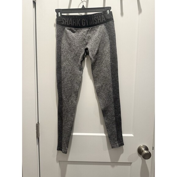 Gymshark Flex Low Rise Leggings Women's Gray Tight Gym Train Workout Yoga S - Picture 1 of 3